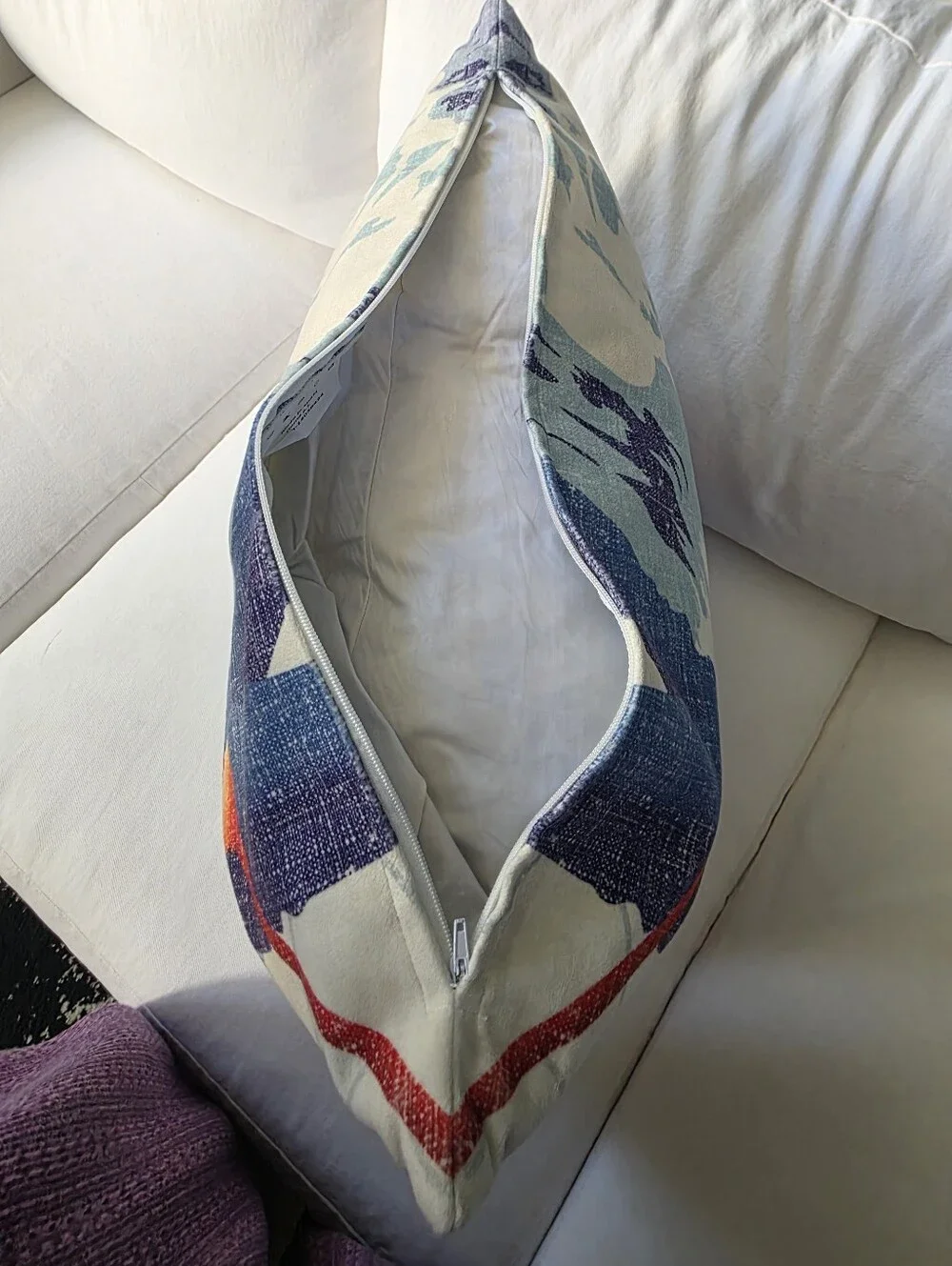 Homacasa Vtg Style Retro Alpine Skiing Graphic Print Accent Pillow Cover 19x19